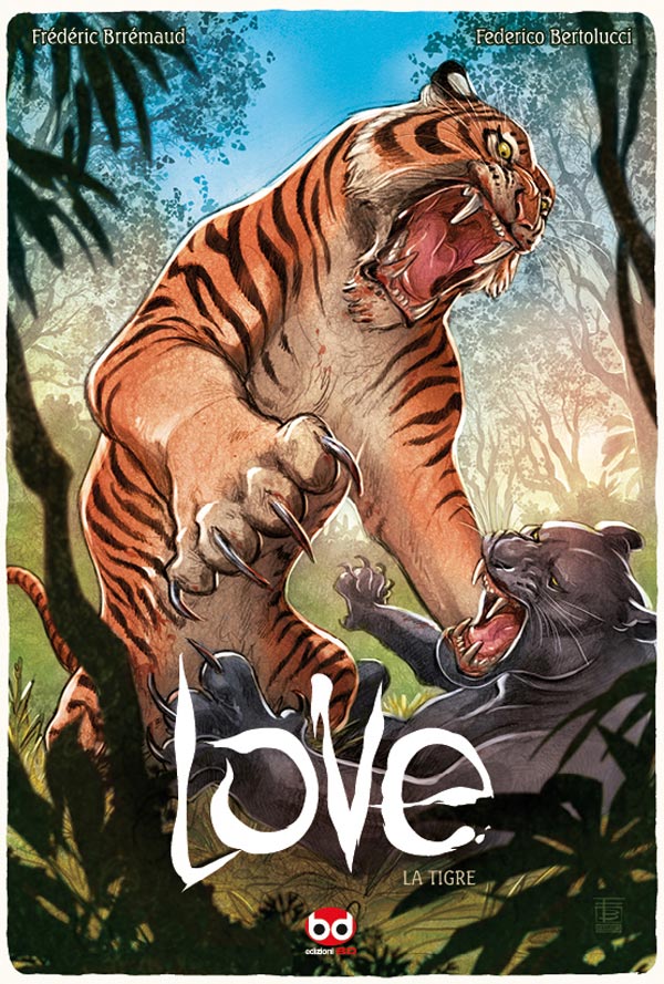 Cover Love numero 1<br>disegni e colori di Federico Bertolucci<br><i>(c) 2011 Edizioni BD</i>