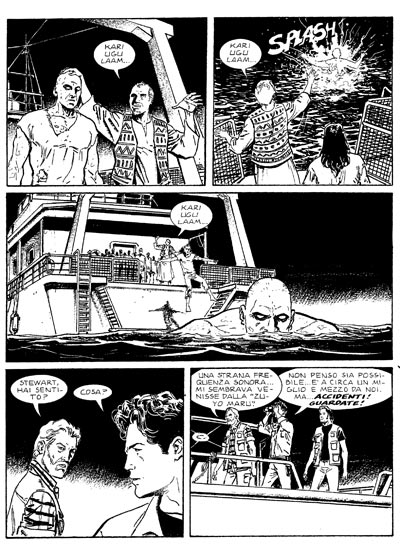 Tavola tratta dal Maxi numero 3<br>disegni di Luca Raimondo<br><i>(c) 2011 Sergio Bonelli Editore</i>