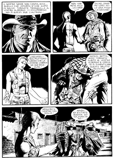 Tavola tratta dal numero 137<br>disegni di Maurizio Dotti<br><i>(c) 2011 Sergio Bonelli Editore</i>