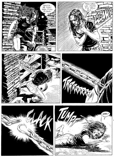 Tavola tratta dal numero 138<br>disegni di Giuliano Piccininno<br><i>(c) 2011 Sergio Bonelli Editore</i>