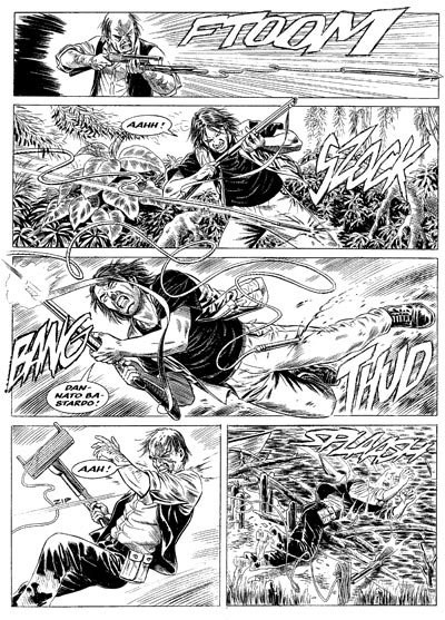 Tavola tratta dal numero 138<br>disegni di Giuliano Piccininno<br><i>(c) 2011 Sergio Bonelli Editore</i>