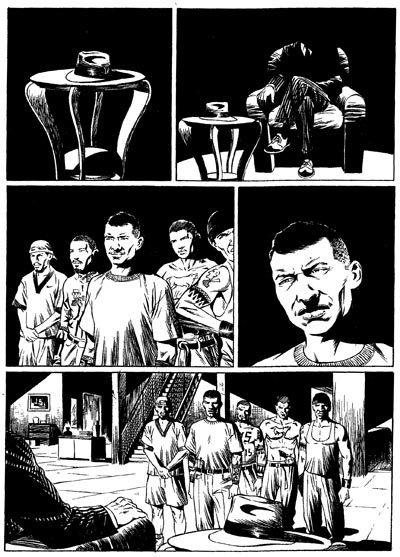 Tavola tratta dal numero 139<br>disegni di Fabrizio Russo<br><i>(c) 2011 Sergio Bonelli Editore</i>