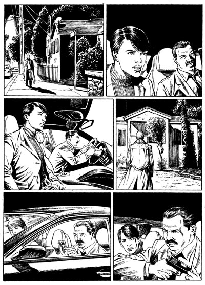 Tavola tratta dal numero 139<br>disegni di Fabrizio Russo<br><i>(c) 2011 Sergio Bonelli Editore</i>
