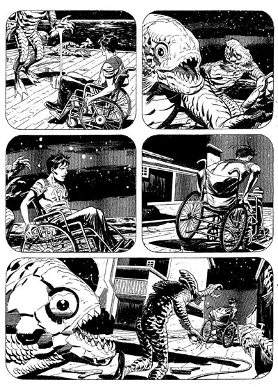 Tavola tratta dallo Speciale numero 7<br>disegni di Alessandro Baggi<br><i>(c) 2011 Sergio Bonelli Editore</i>