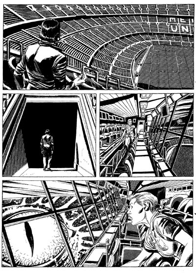 Tavola tratta dallo Speciale numero 7<br>disegni di Alessandro Baggi<br><i>(c) 2011 Sergio Bonelli Editore</i>