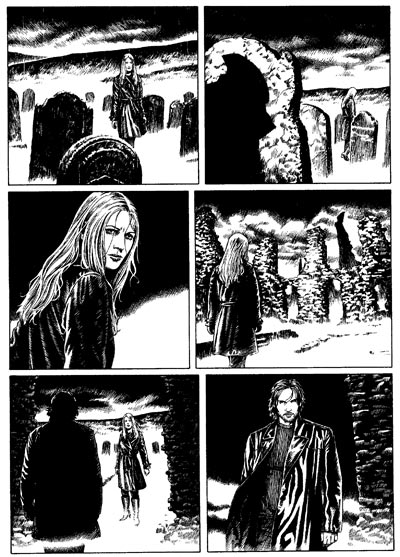 Tavola tratta dal numero 140<br>disegni di Alessandro Scibilia<br><i>(c) 2011 Sergio Bonelli Editore</i>