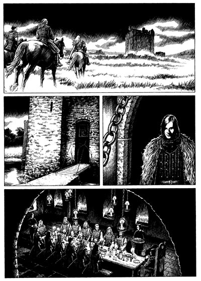 Tavola tratta dal numero 140<br>disegni di Alessandro Scibilia<br><i>(c) 2011 Sergio Bonelli Editore</i>
