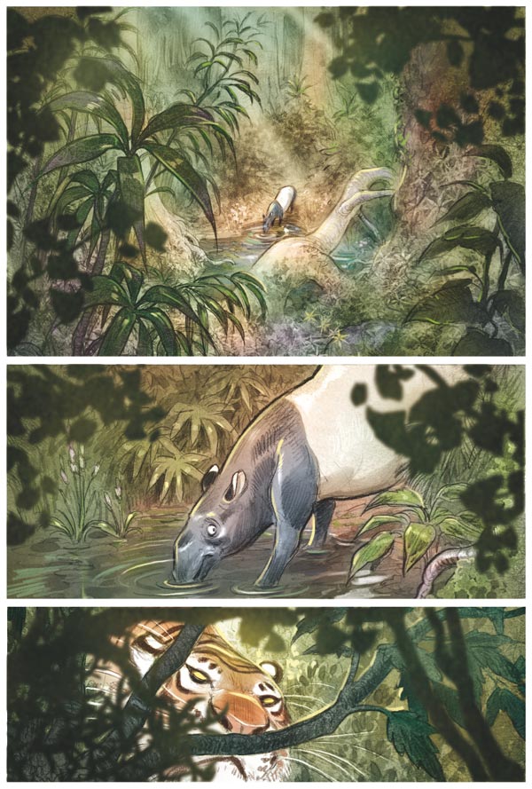 Love numero 1 - Tavola 4<br>disegni e colori di Federico Bertolucci<br><i>(c) 2011 Edizioni BD</i>