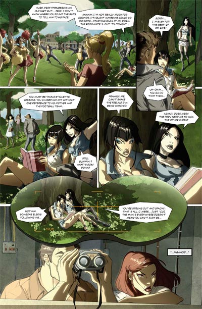 Numero 0 - Tavola 6<br>disegni di Livia Pastore, colori di Alessia Nocera<br><i>(c) 2011 GG Studio</i>