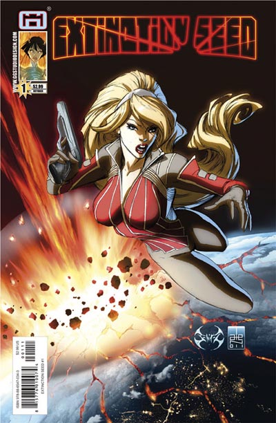 Cover Numero 1<br>disegni di Joe Benitez, colori di Alessia Nocera<br><i>(c) 2011 GG Studio</i>