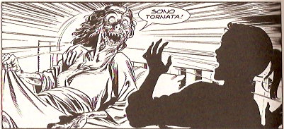 Una vignetta densa di tensione e orrore Una vignetta densa di tensione e orrore<br>Vignetta Stria, pag.212<br><i>(c) 2011 Sergio Bonelli editore</i>