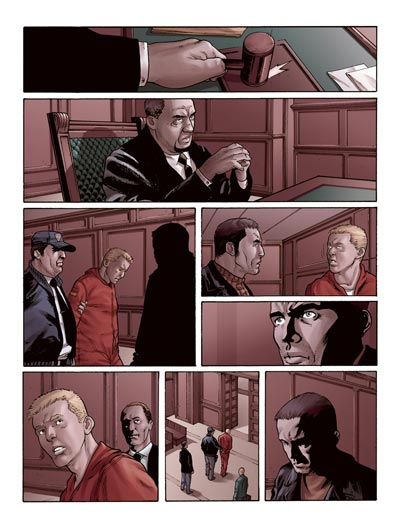 Re-Mind numero 1 - Tavola 11<br>disegni e colori di Andrea Mutti<br><i>(c) 2011 Edizioni BD</i>