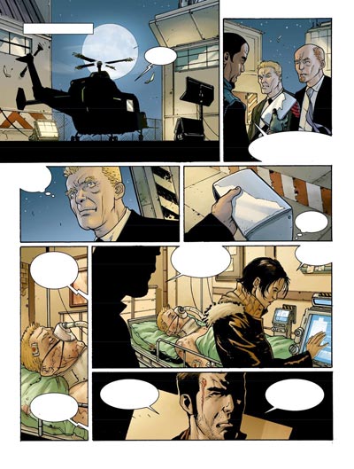 Re-Mind numero 1 - Tavola 53<br>disegni e colori di Andrea Mutti<br><i>(c) 2011 Edizioni BD</i>