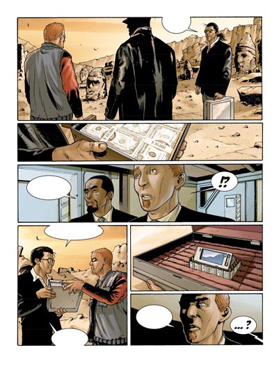 Re-Mind numero 1 - Tavola 57<br>disegni e colori di Andrea Mutti<br><i>(c) 2011 Edizioni BD</i>