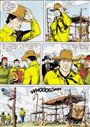 Il giuramento (in giallo)<br>Tex Color 1, pag.73 - Tavola di Bruno Brindisi<br><i>(c) 2011 Sergio Bonelli Editore</i>