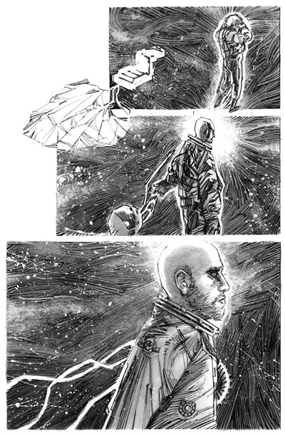 Tavola tratta dal volume Cave Canem<br>disegni di Nicolò Assirelli<br><i>(c) 2011 Edizioni BD</i>
