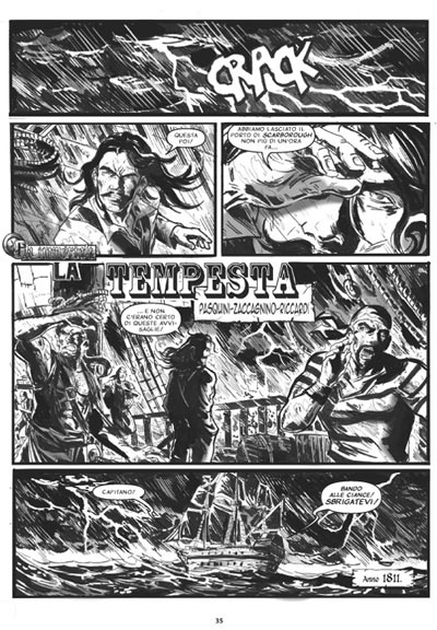 Cronaca Comics Numero 9 - Gli Immortali<br>disegni di Vincenzo Riccardi<br><i>(c) 2011 Salvatore Taormina</i>