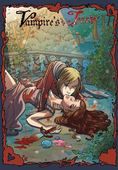 Vampire's Tears numero 2<br>disegni di Roberta Pierpaoli ed Elisa Falcone, colori di Marina Iovine<br><i>(c) 2011 Salvatore Taormina</i>