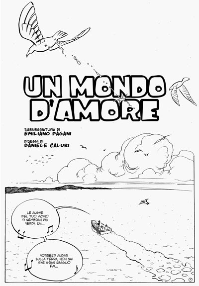 Tavola tratta dal numero 0<br>disegni di Daniele Caluri<br><i>(c) 2011 Panini Comics</i>