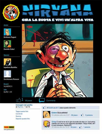 Cover Numero 0<br>disegni e colori di Daniele Caluri<br><i>(c) 2011 Panini Comics</i>