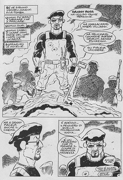 Di fronte alla morte. Di fronte alla morte.<br>Il sermone del Colonnello Angelo<br><i>(c) 2011 Panini Comics</i>