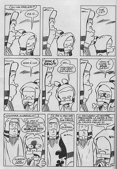 Rat-Man, uomo di fede... Rat-Man, uomo di fede...<br>ma senza esagerare, eh!<br><i>(c) 2011 Panini Comics</i>