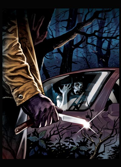 Nuvole Nere - Cover Numero 2<br>disegni di Andra Fattori<br><i>(c) 2011 Carlo Lucarelli & Edizioni Star Comics</i>