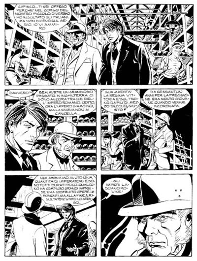 Shangai Devil - Tavola tratta dal numero 1<br>disegni di Massimo Rotundo<br><i>(c) 2011 Sergio Bonelli Editore</i>