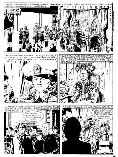 Shangai Devil - Tavola tratta dal numero 2<br>disegni di Alessandro Nespolino<br><i>(c) 2011 Sergio Bonelli Editore</i>