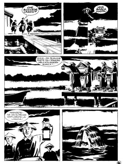 Shangai Devil - Tavola tratta dal numero 2<br>disegni di Alessandro Nespolino<br><i>(c) 2011 Sergio Bonelli Editore</i>