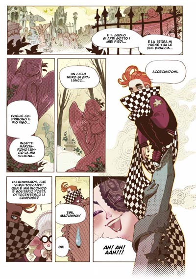 Numero 2 - Tavola 37<br>disegni di Alessandro Barbucci, colori di Nolwenn Lebreton<br><i>(c) 2011 Bao Publishing</i>