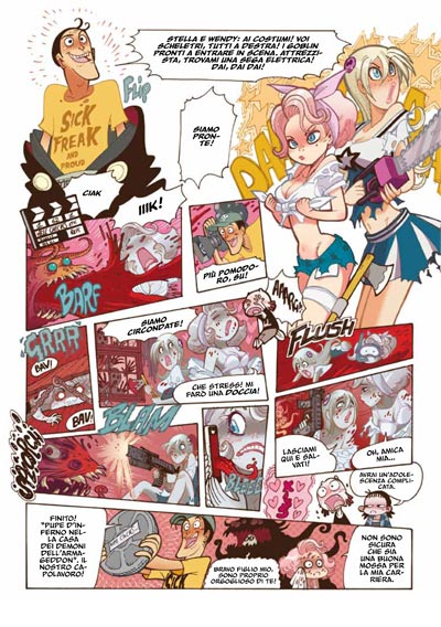 Numero 2 - Tavola 94<br>disegni di Alessandro Barbucci, colori di Nolwenn Lebreton<br><i>(c) 2011 Bao Publishing</i>