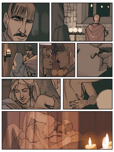 1066 - Tavola 41<br>disegni e colori di Emanuele Tenderini<br><i>(c) 2011 Comma22</i>