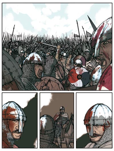 1066 - Tavola 57<br>disegni e colori di Emanuele Tenderini<br><i>(c) 2011 Comma22</i>
