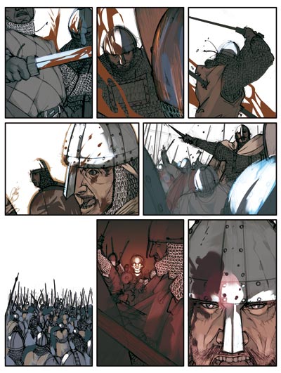 1066 - Tavola 61<br>disegni e colori di Emanuele Tenderini<br><i>(c) 2011 Comma22</i>