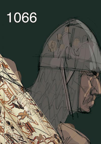 Cover 1066 - Prova<br>disegni e colori di Emanuele Tenderini<br><i>(c) 2011 Comma22</i>