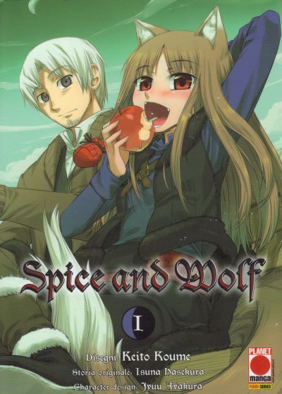 Spice & Wolf<br>cover numero 1<br><i>(c) 2011 Planet Manga</i>