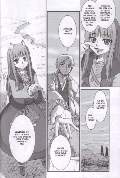 Le presentazioni<br>Lawrence e Holo<br><i>(c) 2011 Planet Manga</i>