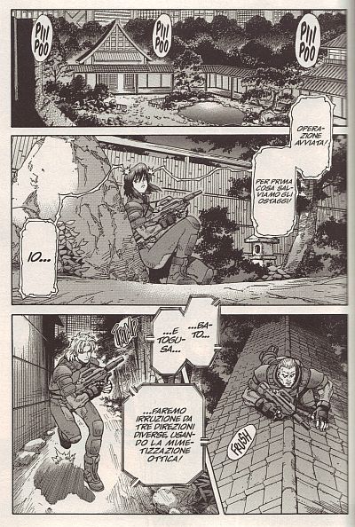 Sezione 9 in azione!<br>Ostaggi, come sempre...<br><i>(c) 2011 Star Comics</i>