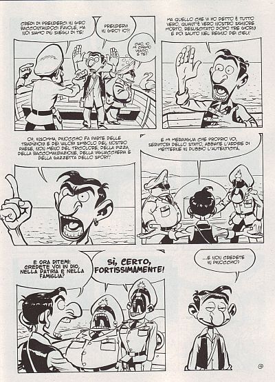 Ramiro all'opera<br>E come si può non credere a Pinocchio?<br><i>(c) 2011 Panini Comics</i>