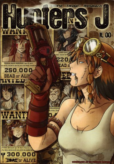 Hunters J<br>cover numero 1<br><i>(c) 2011 Valeria Romanazzi</i>