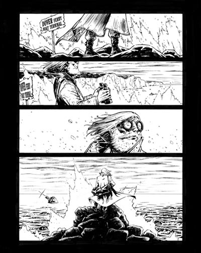 Legion75 numero 2 - Tavola 20<br>disegni di Massimiliano Bergamo<br><i>(c) 2011 Walter Riccio & Edizioni Star Comics</i>