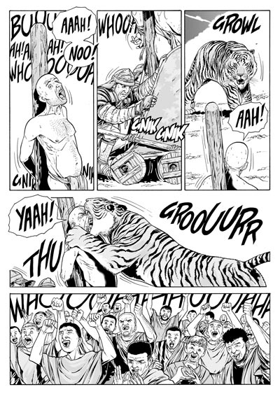 Damnatio ad bestias Damnatio ad bestias<br>disegni di Luca Enoch<br><i>(c) 2011 Sergio Bonelli Editore</i>