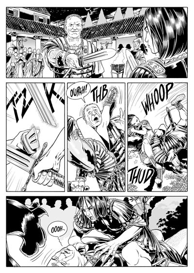 Duello con Narcisso<br>disegni di Luca Enoch<br><i>(c) 2011 Sergio Bonelli Editore</i>