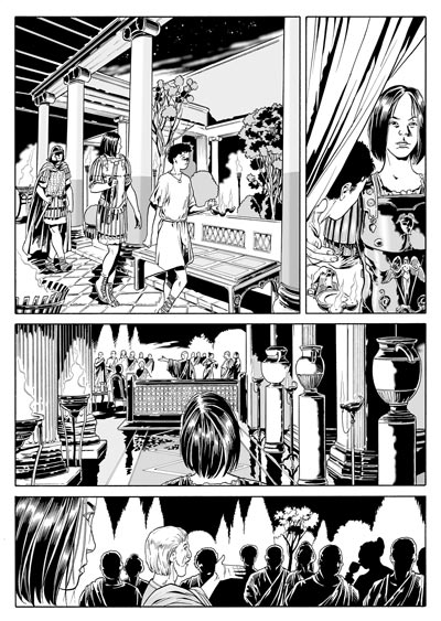 Festa al Celio Festa al Celio<br>disegni di Luca Enoch<br><i>(c) 2011 Sergio Bonelli Editore</i>