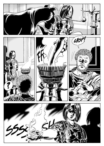 Lilith e Commodo Lilith e Commodo<br>disegni di Luca Enoch<br><i>(c) 2011 Sergio Bonelli Editore</i>