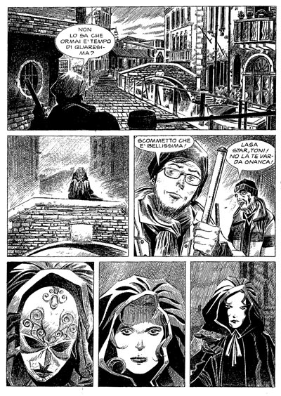 Tavola tratta dal numero 143<br>disegni di Alessio Fortunato<br><i>(c) 2011 Sergio Bonelli Editore</i>