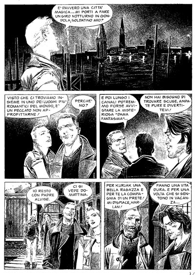 Tavola tratta dal numero 143<br>disegni di Alessio Fortunato<br><i>(c) 2011 Sergio Bonelli Editore</i>
