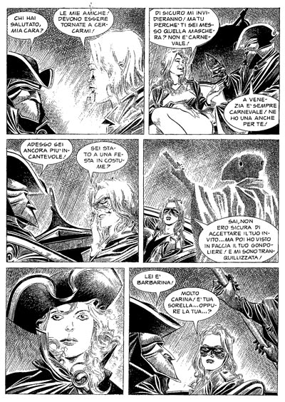 Tavola tratta dal numero 143<br>disegni di Alessio Fortunato<br><i>(c) 2011 Sergio Bonelli Editore</i>