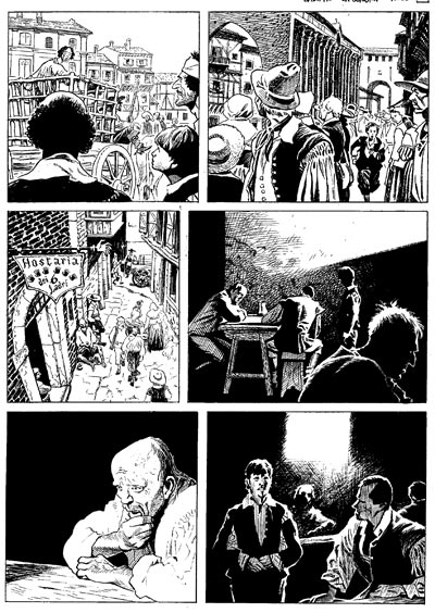 Tavola tratta dal numero 144<br>disegni di Mario "Majo" Rossi<br><i>(c) 2011 Sergio Bonelli Editore</i>